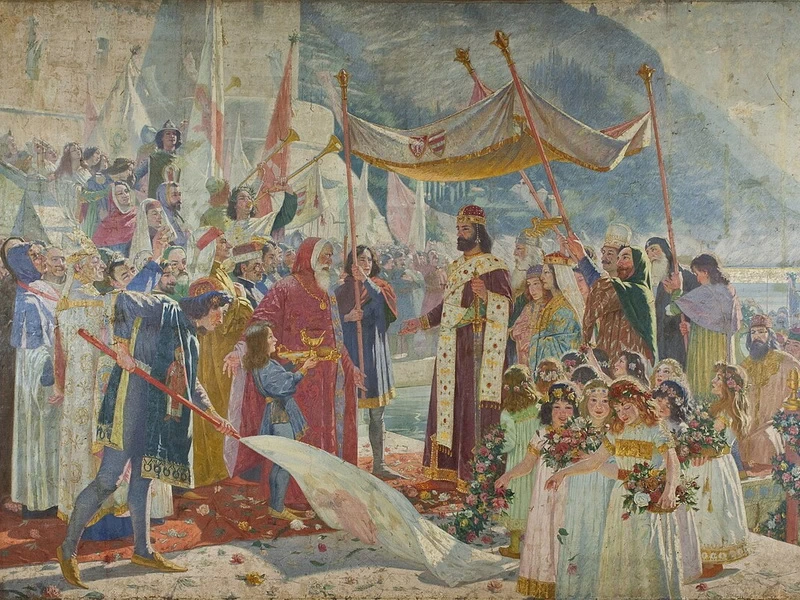 1864-Marko Murat - L'imperatore Dušan a Dubrovnik